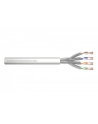 DIGITUS CAT 6A U-FTP patch cable raw length 305 m paper box AWG 27/7 LSZH simplex color grey - nr 5