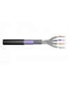 DIGITUS S-FTP PIMF network earth installation cable CAT7 4x2xAWG23/1 1200MHz Kolor: CZARNY 1000m roll - nr 14