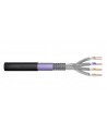 DIGITUS S-FTP PIMF network earth installation cable CAT7 4x2xAWG23/1 1200MHz Kolor: CZARNY 1000m roll - nr 5