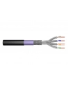 DIGITUS S-FTP PIMF network earth installation cable CAT7 4x2xAWG23/1 1200MHz Kolor: CZARNY 1000m roll - nr 7