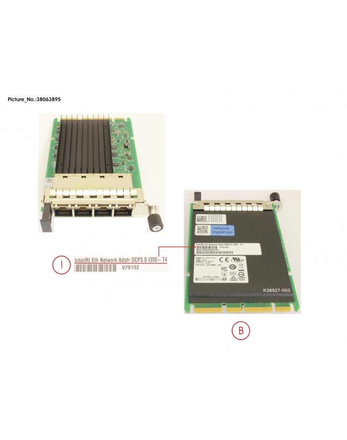 fujitsu technology solutions FUJITSU PLAN CP 4x1Gbit Cu Intel I350-T4 OCPV3 główny