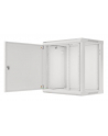 LANBERG Wall mount cabinet 19inch 12U 600x450 steel doors grey flat pack - nr 50