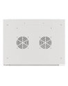 LANBERG Wall mount cabinet 19inch 12U 600x450 steel doors grey flat pack - nr 51