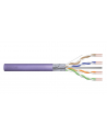 DIGITUS Installation cable cat.6 F/UTP B2ca solid wire AWG 23/1 LSOH 500m violet reel - nr 3