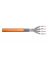 DIGITUS Installation cable cat.7 S/FTP Dca solid wire AWG 23/1 LSOH 50m orange foiled - nr 3