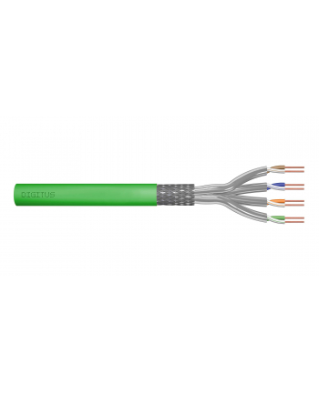 DIGITUS Installation cable cat.8.2 S/FTP Dca solid wire AWG 22/1 LSOH 50m green foiled