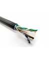 DIGITUS Installation cable jelly filled outdoor cat.6 F/UTP Fca solid wire AWG 23/1 PE 305m Kolor: CZARNY reel - nr 1