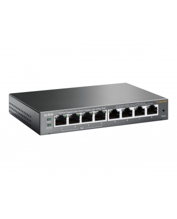 TP-LINK TL-SG108PE PoE+ Easy Smart Switch 8x10/100/1000Mbps 4xPoE+ 64W budget - Towar z uszkodzonym opakowaniem (P)