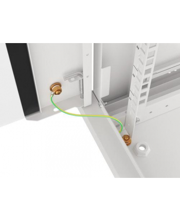 LANBERG WF01-6615-10S wall-mounted rack 19 demounted flat pack 15U/600x600mm gray - Towar z uszkodzonym opakowaniem (P) nr 1