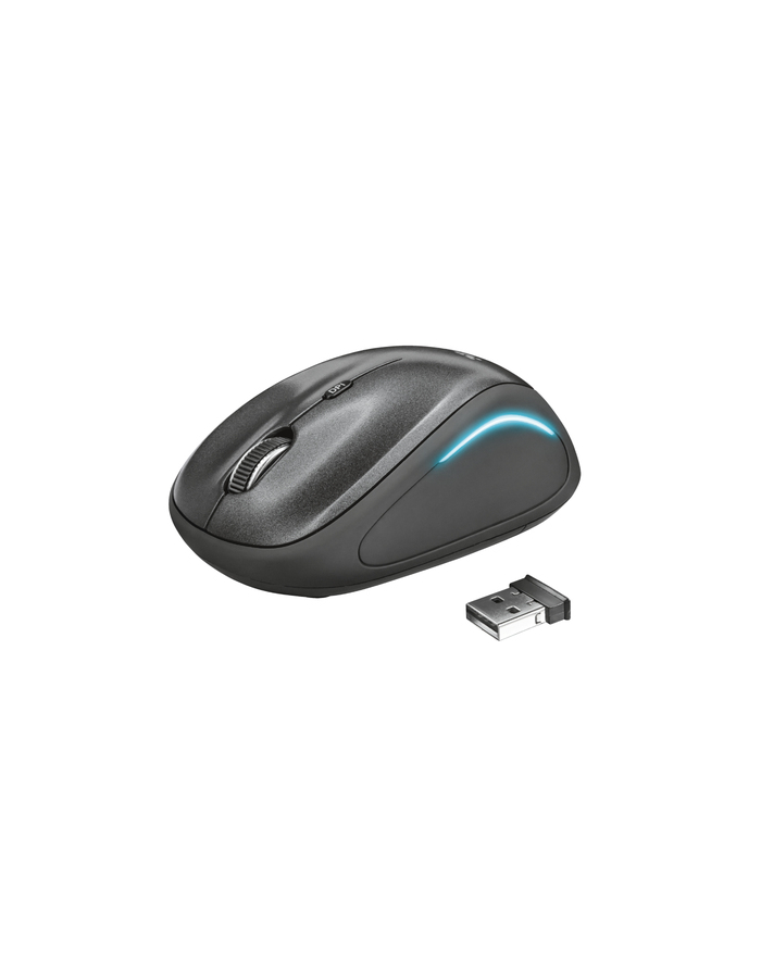 TRUST 22333 YVI FX Wireless Mouse BLACK - Towar z uszkodzonym opakowaniem (P) główny