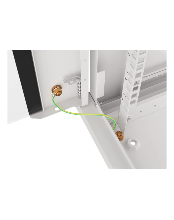 LANBERG WF01-6404-10S wall-mounted rack 19 demounted flat pack 4U/600x450mm gray - Towar z uszkodzonym opakowaniem (P) główny