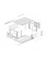 LANBERG WF01-6404-10S wall-mounted rack 19 demounted flat pack 4U/600x450mm gray - Towar z uszkodzonym opakowaniem (P) - nr 9