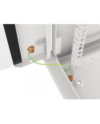 LANBERG WF01-6615-10S wall-mounted rack 19 demounted flat pack 15U/600x600mm gray - Towar z uszkodzonym opakowaniem (P) nr 1