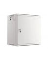 LANBERG Wall mount cabinet 19inch 12U 600x450 steel doors grey flat pack - nr 24
