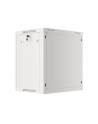 LANBERG Wall mount cabinet 19inch 12U 600x450 steel doors grey flat pack - nr 31
