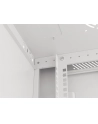 LANBERG Wall mount cabinet 19inch 12U 600x450 steel doors grey flat pack - nr 33