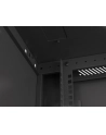 LANBERG Wall mount cabinet 19inch 12U 600x600 steel doors Kolor: CZARNY flat pack - nr 15