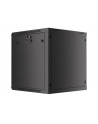 LANBERG Wall mount cabinet 19inch 12U 600x600 steel doors Kolor: CZARNY flat pack - nr 20