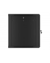 LANBERG Wall mount cabinet 19inch 12U 600x600 steel doors Kolor: CZARNY flat pack - nr 26
