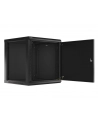 LANBERG Wall mount cabinet 19inch 12U 600x600 steel doors Kolor: CZARNY flat pack - nr 29