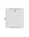 LANBERG Wall mount cabinet 19inch 12U 600x600 steel doors grey flat pack - nr 28