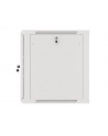 LANBERG Wall mount cabinet 19inch 12U 600x600 steel doors grey flat pack - nr 37