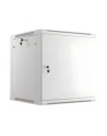LANBERG Wall mount cabinet 19inch 12U 600x600 steel doors grey flat pack - nr 46