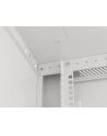 LANBERG Wall mount cabinet 19inch 12U 600x600 steel doors grey flat pack - nr 5