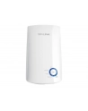 TP-LINK 300Mbps Universal Wireless N Range Extender Wall Mount 2.4GHz 300Mbps 802.11b/g/n - Towar z uszkodzonym opakowaniem (P) - nr 29