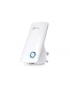 TP-LINK 300Mbps Universal Wireless N Range Extender Wall Mount 2.4GHz 300Mbps 802.11b/g/n - Towar z uszkodzonym opakowaniem (P) - nr 53