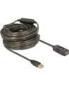 ''PRZEDŁUŻACZ USB AM-AF 2.0 20M AKTYWNY BLACK DELOCK'' - nr 40