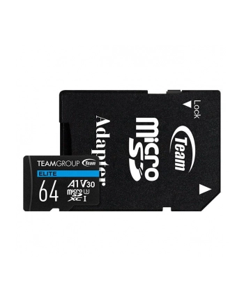 team group TEAMGROUP Memory Card Micro SDXC 64GB Elite A1 V30 + Adapter nr 1