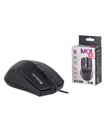 defender Mysz przewodowa optyczna HIT MB-530 1000 DPI Czarna