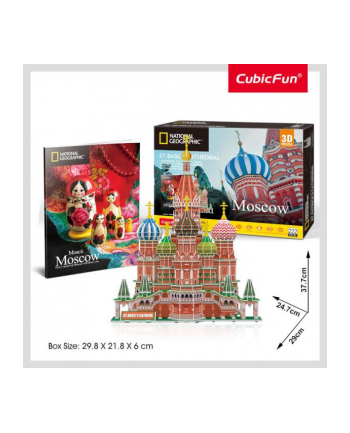 dante Puzzle 3D National Geographic Moskwa, Sobór Św. Bazyla DS0999H