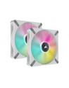 CORSAIR ML140 RGB ELITE WHITE 140mm Magnetic Levitation RGB Fan with AirGuide Dual Pack with Lighting Node CORE - nr 12