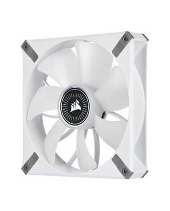 CORSAIR ML140 RGB ELITE WHITE 140mm Magnetic Levitation RGB Fan with AirGuide Dual Pack with Lighting Node CORE