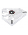 CORSAIR ML140 LED ELITE WHITE 140mm Magnetic Levitation Red LED Fan with AirGuide Single Pack - nr 9