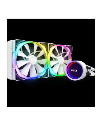 NZXT water cooling Kraken X63 White RGB 280mm Illuminated fans and pump