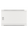 LANBERG Wall mount cabinet 19inch 6U 600x450 steel doors grey flat pack - nr 12