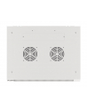 LANBERG Wall mount cabinet 19inch 6U 600x450 steel doors grey flat pack - nr 22