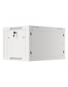 LANBERG Wall mount cabinet 19inch 6U 600x450 steel doors grey flat pack - nr 32