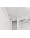 LANBERG Wall mount cabinet 19inch 6U 600x450 steel doors grey flat pack - nr 9