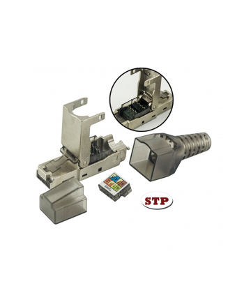 TECHLY STP Cat.6A RJ45 Modular Plug Toolless nr 1