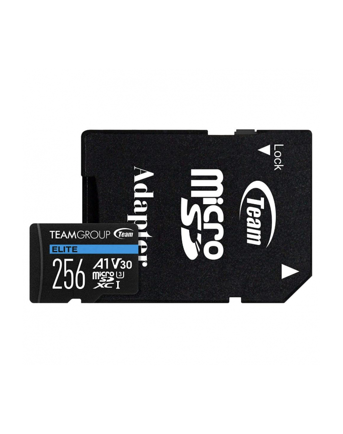 team group TEAMGROUP Memory Card Micro SDXC 256GB Elite A1 V30 + Adapter główny