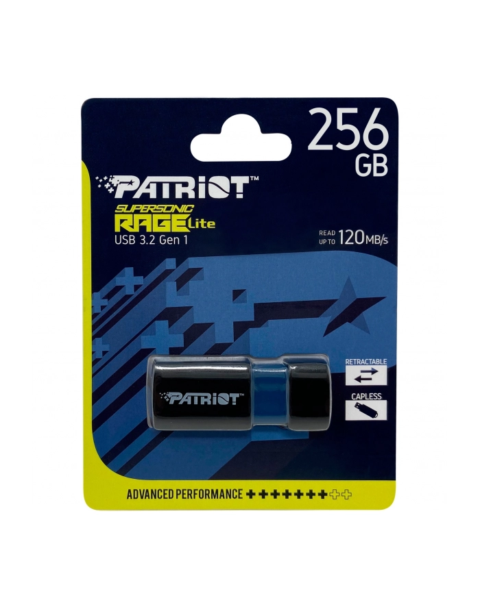 patriot memory PATRIOT Supersonic Rage Lite USB 3.2 Gen 1 Flash Drive 256GB główny