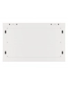LANBERG Wall mount cabinet 19inch 6U 600x450 steel doors grey flat pack - nr 11