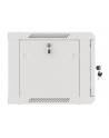 LANBERG Wall mount cabinet 19inch 6U 600x450 steel doors grey flat pack - nr 13
