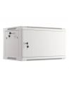 LANBERG Wall mount cabinet 19inch 6U 600x450 steel doors grey flat pack - nr 1