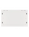 LANBERG Wall mount cabinet 19inch 6U 600x450 steel doors grey flat pack - nr 28
