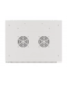 LANBERG Wall mount cabinet 19inch 6U 600x450 steel doors grey flat pack - nr 33